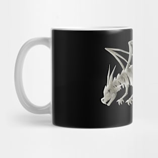 Kawaii  Skeleton Dragon - Without Background Mug